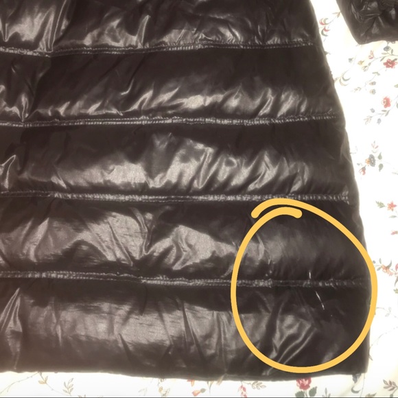 Genuine coyote trim belted puffer - Picture 8 of 8